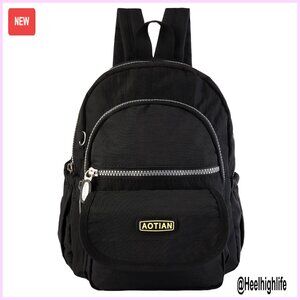 Mini Nylon Women's Backpack Lightweight Daypack Small Casual Travel Bag